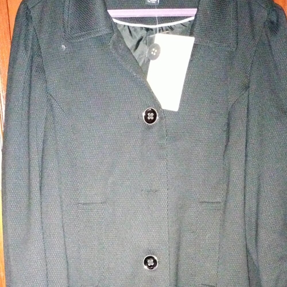 Plus size black Jacket